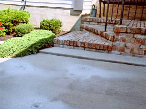 Driveway steps - Before