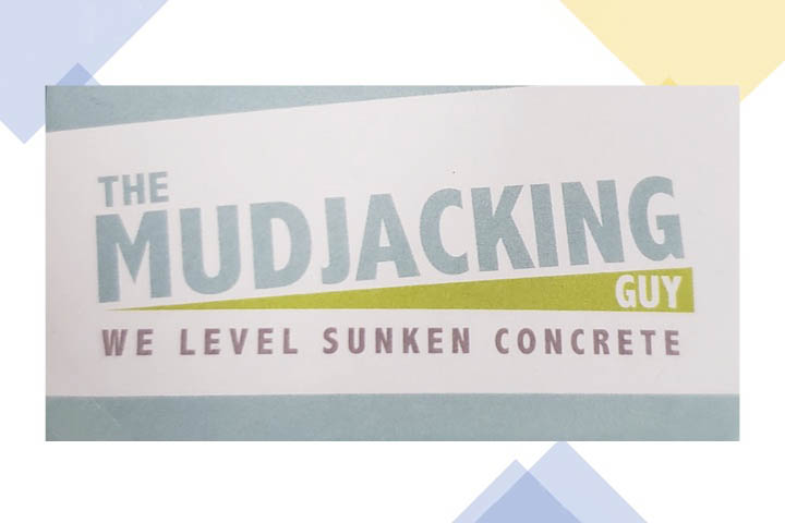 The Mud Jacking Guy logo - We level sunken concrete